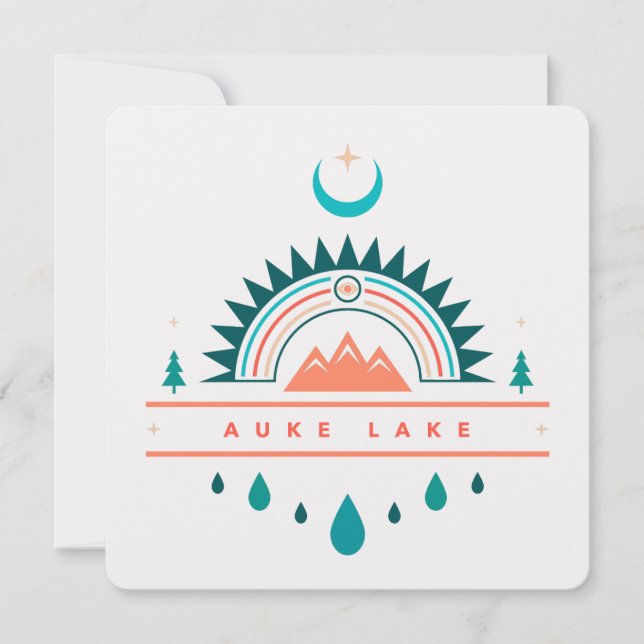 Invitation auke lake alaska (Devant)