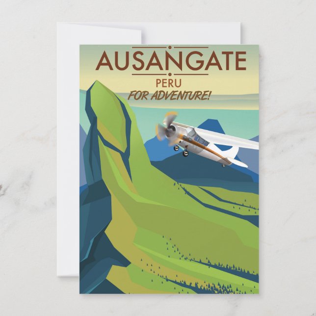 Invitation Ausangate Pérou.  Dans l'aventure ! (Dos)