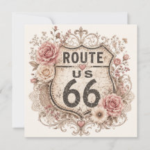Autocollant Boho Shabby Chic Mother Road