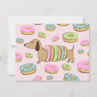 Autocollants et décorations pour fête de Dachshund