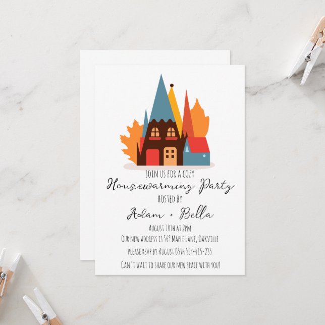 Invitation automne accueil (Devant/Arrière en situation)