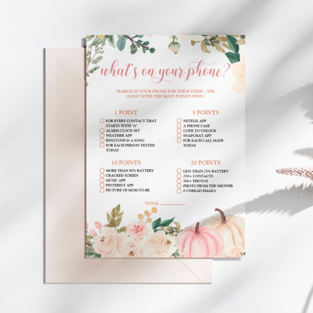 Invitation Automne automne Ce qui est sur votre téléphone Gam (Créateur téléchargé)