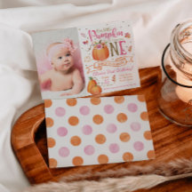 Automne Citrouille Automne Premier anniversaire In