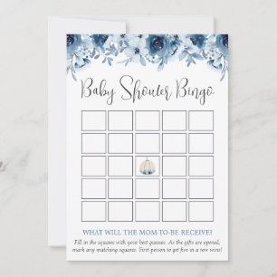Invitation Automne Citrouille Bingo Devinez Qui Baby shower J