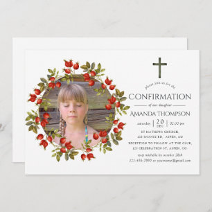 Invitation Automne - Confirmation de l'aquarelle d'automne