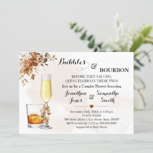 Invitation Automne Eucalyptus bulles & Bourbon Automne Douche