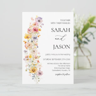 Invitation Automne fleur sauvage automne fleurs florales Mode