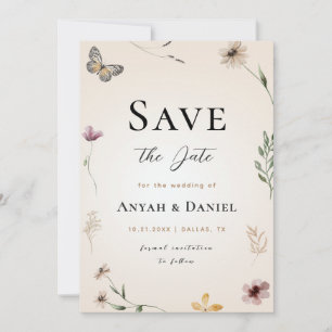 Invitation Automne Fleur sauvage Papillon Nature Fleur séché