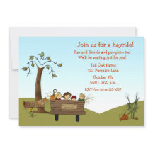 Automne Hayride, chariot, enfants