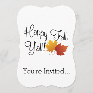 Invitation Automne heureux vous il est récolte de