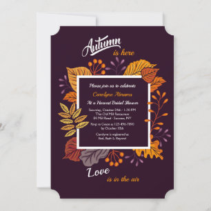 Invitation Automne Incroyable