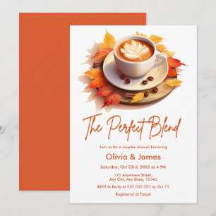 Invitation Automne Le Parfait Mélange Couples Douche