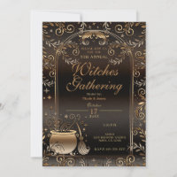 Automne Magie Whimsical Automne Sorcières Rassembl