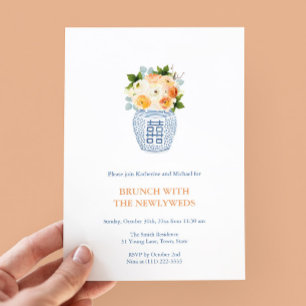 Invitation Automne matin après la fête du Brunch Mariage