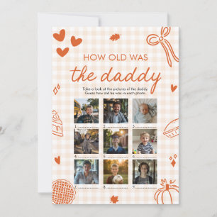 Invitation Automne Orange Main Dessinée Comme L'Ancien Était 