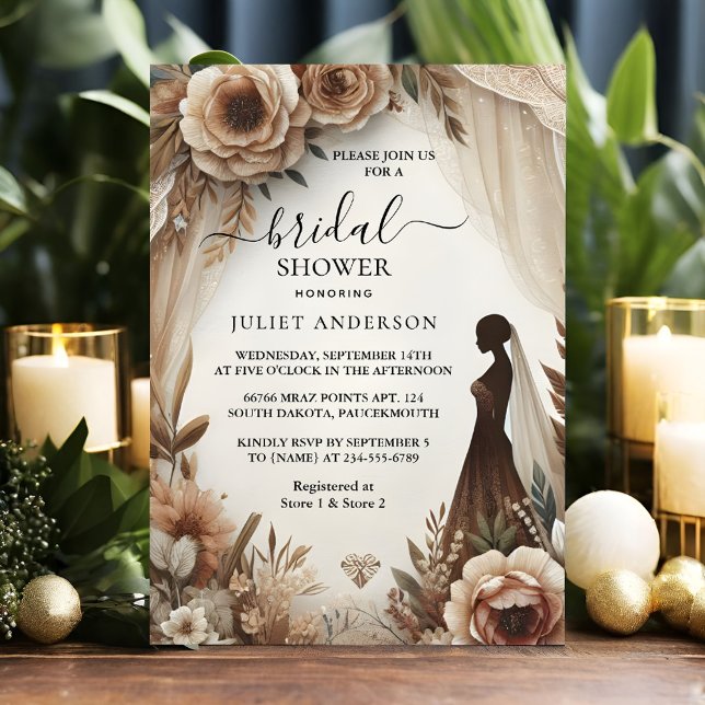 Invitation Automne Papier Papier Recyclé Papier Fête des mari (Créateur téléchargé)