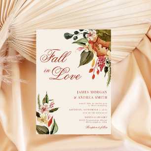 Invitation Automne Rustique Automne Floral Mariage