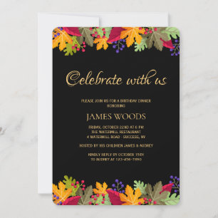 Invitation Automne Vibrant