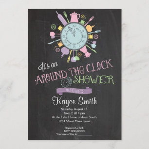 Invitation Autour de l'invitation de Fête de la mariée