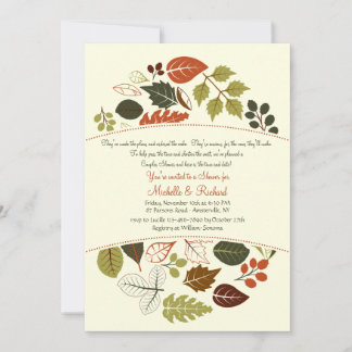 Invitation Autumn Circle