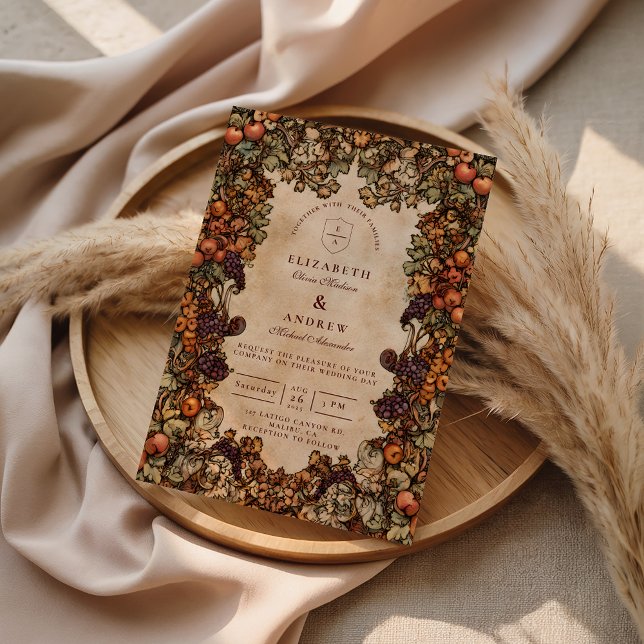 Invitation Autumn Orchard Wedding (Créateur téléchargé)