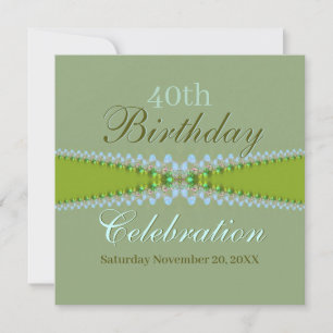 Invitation aux célébrations d'anniversaire