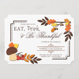 Invitation aux coins de l'automne