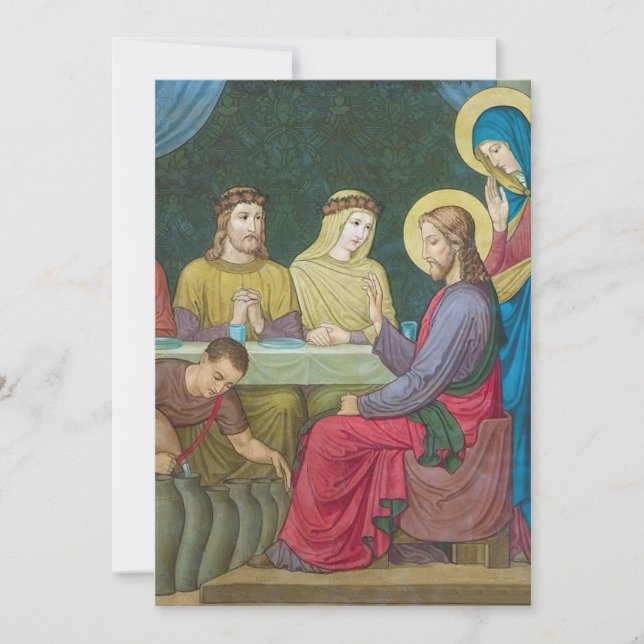 Invitation aux Noces de Cana (Devant)