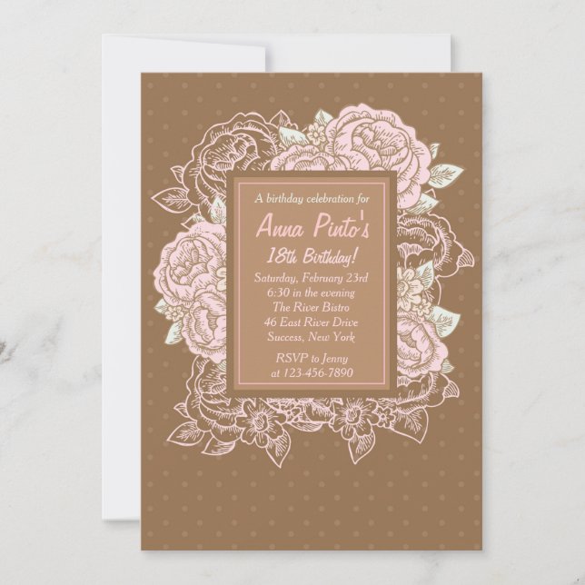 Invitation aux Roses de Chou (Devant)