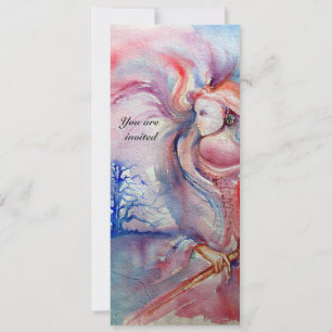 Invitation AVALON 1, rouge gemme