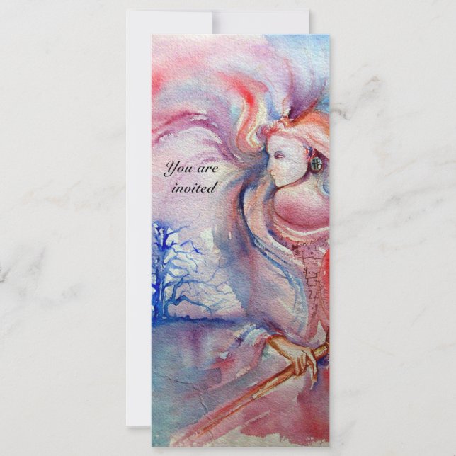 Invitation AVALON 2, rouge-pierres (Devant)