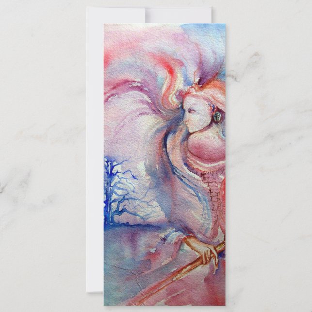 Invitation AVALON, bleu pourpre rose doux (Devant)