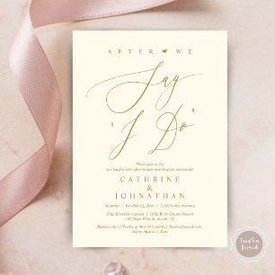 Invitation Avant de dire "Je le fais", Dîner de répétition Ma