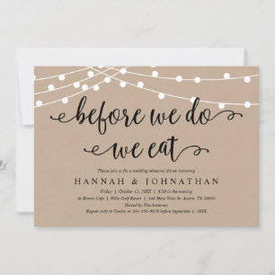 Invitation Avant De Le Faire, Nous Mangeons, Dîner De Répétit