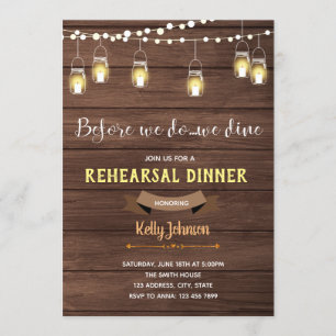 Invitation Avant que nous ne prenions notre repas, nous avons