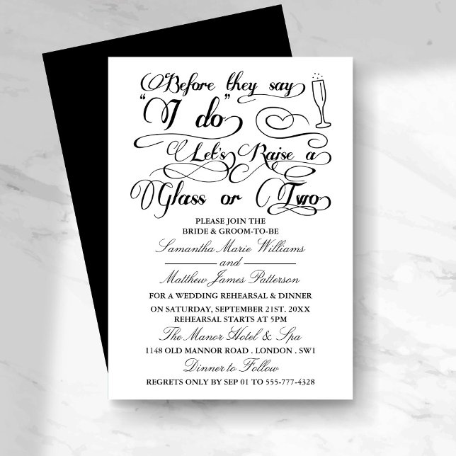 Invitation Avant qu'ils disent que je le fais, levons un verr (Créateur téléchargé)