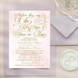 Invitation Avant qu'ils disent que je le fais, levons un verr