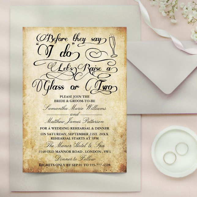 Invitation Avant qu'ils disent que je le fais, levons un verr (Créateur téléchargé)