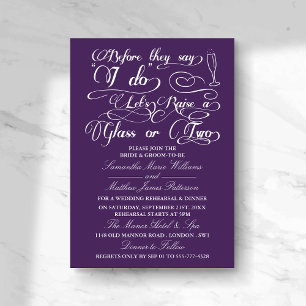 Invitation Avant qu'ils disent que je le fais, levons un verr