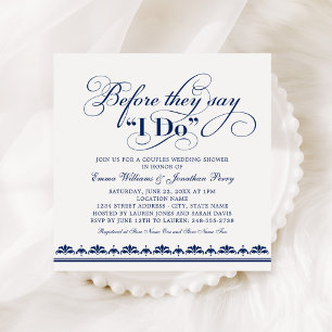 Invitation Avant Qu'On Dise Je Fais Mariage Couples Douche