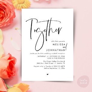 Invitation Avec leurs parents, Réception de mariage