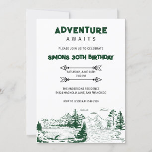 Invitation Aventure Attend Anniversaire