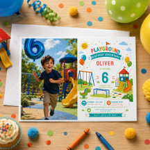 Aventure de terrain de jeu 6e anniversaire Fête au