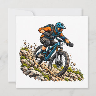 Invitation Aventure de vélo tout terrain pour les cyclistes M