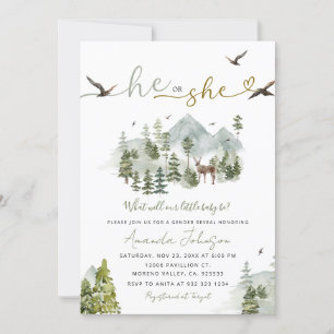 Invitation Aventure Lui ou elle Genre Reveillez Forêt