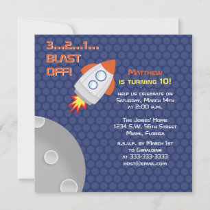 Invitation Aventure spatiale