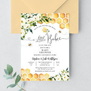 Invitation Avez-vous entendu le buzz Babee Baby Shower