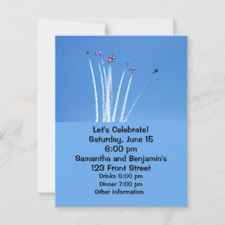 Invitation Avion canadien des Snowbirds
