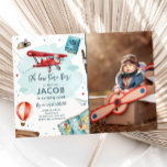 Invitation Avion Oh Mon Temps Vol Voyage Premier Anniversaire<br><div class="desc">♥ Une invitation amusante pour votre fête d'anniversaire ! Thème Avion. ► PERSONNALISEZ facilement ce design avec vos détails! ← Si vous avez besoin de coordonner les articles de MATCHING, veuillez consulter notre collection ou notre boutique correspondante. Vous avez des questions sur nos designs ou si vous ne trouvez pas...</div>