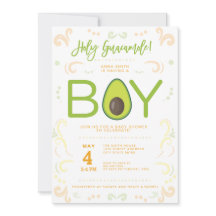 Avocado Baby shower Boy Guacamole Parti Taco